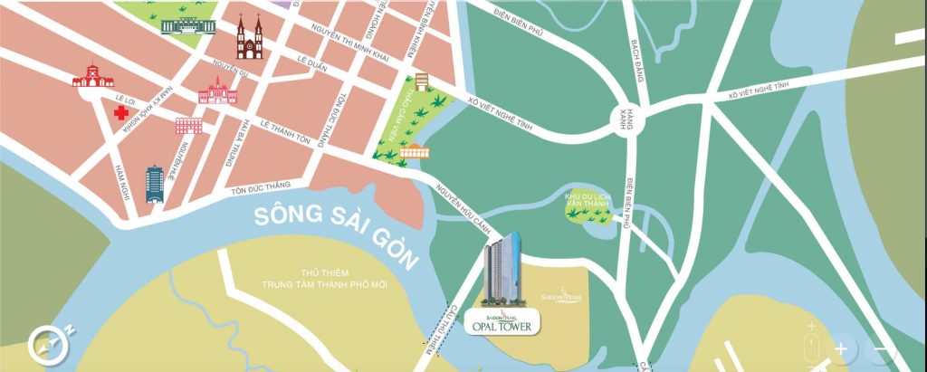 Vị trí dự án Saigon Pearl nằm ở đâu?